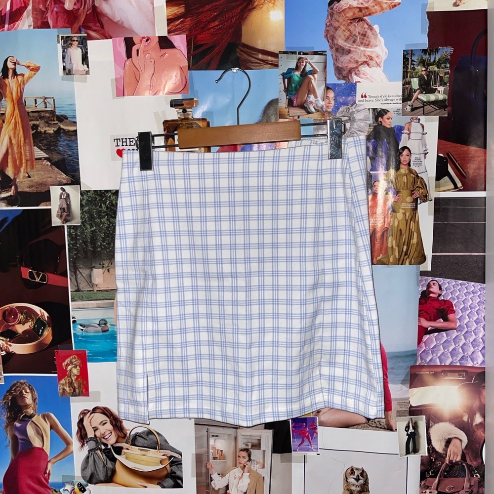 Brandy plaid skirt
